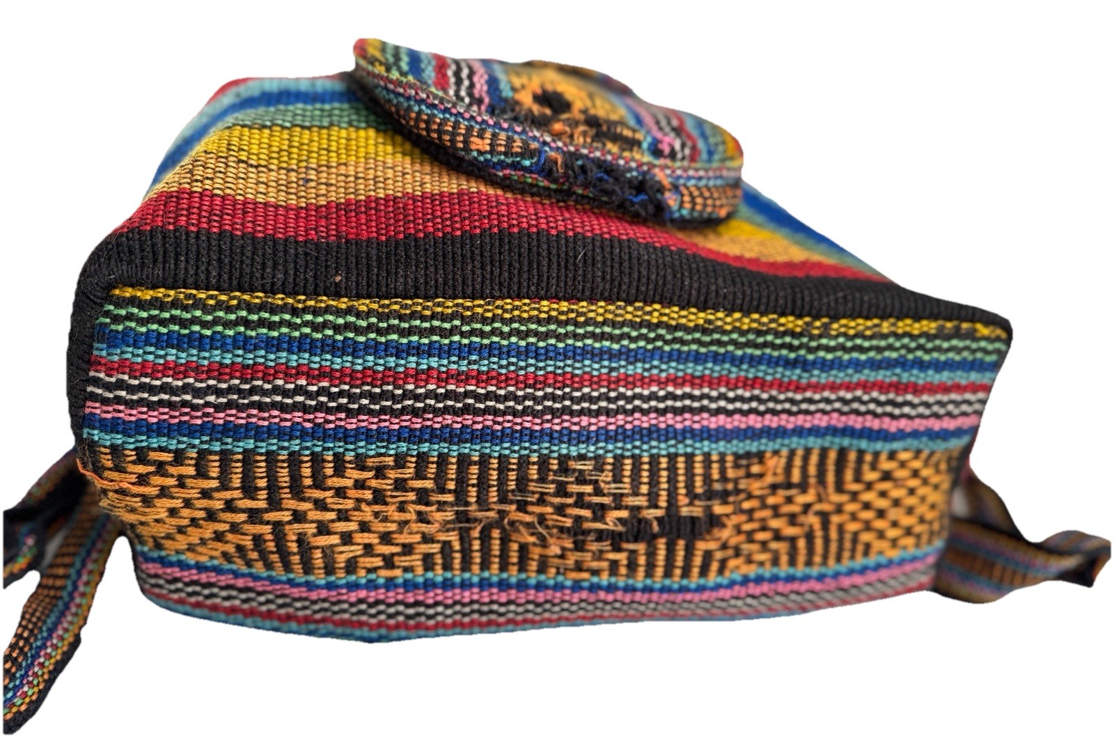 Pinzon Backpack Bag Mexican Artesanias Conde Deadhead Boho Hippie Woven
