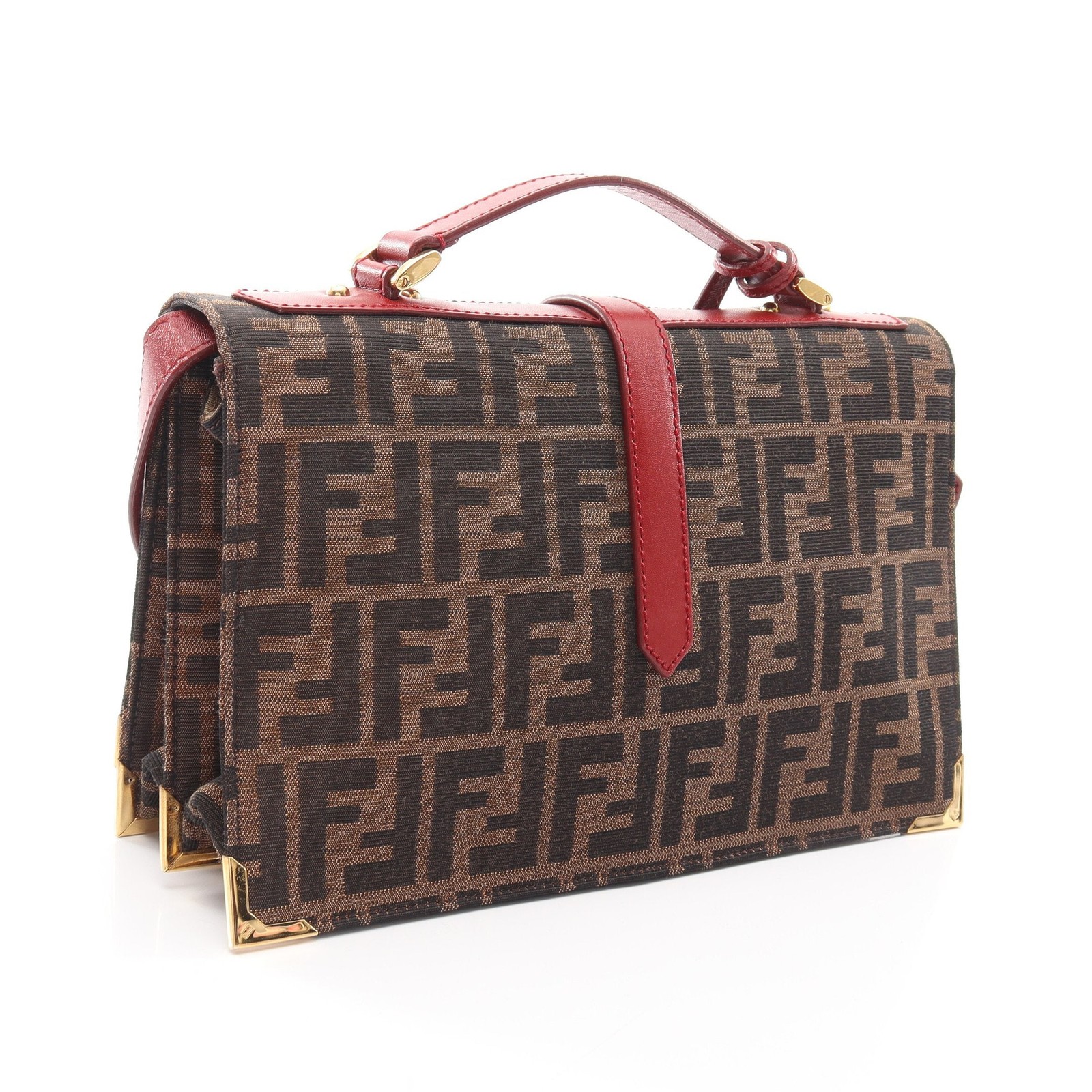 Fendi 2WAY Handbag Black Leather #RCB13705
