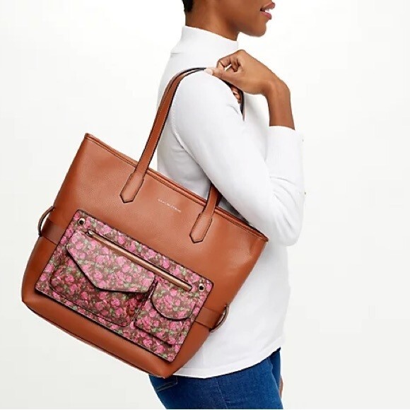 Isaac Mizrahi Live! Wear It Four Ways Tote Bag – Black –