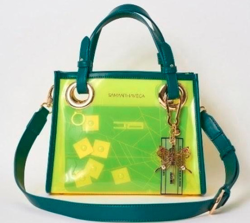 Samantha Vega x Jojo’s Bizarre Adventure Clear Shoulder Bag Yellow 2way Japan
