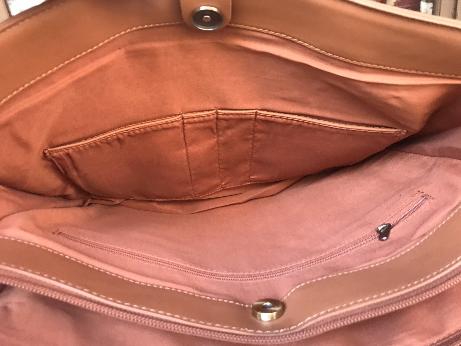 Missnine Laptop Tote Bag for Women 16 Inch Leather Work Bags Teacher Computer