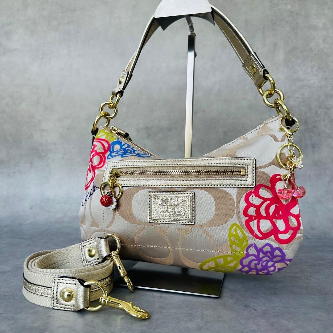 Y2K COACH Poppy Daisy Signature Floral