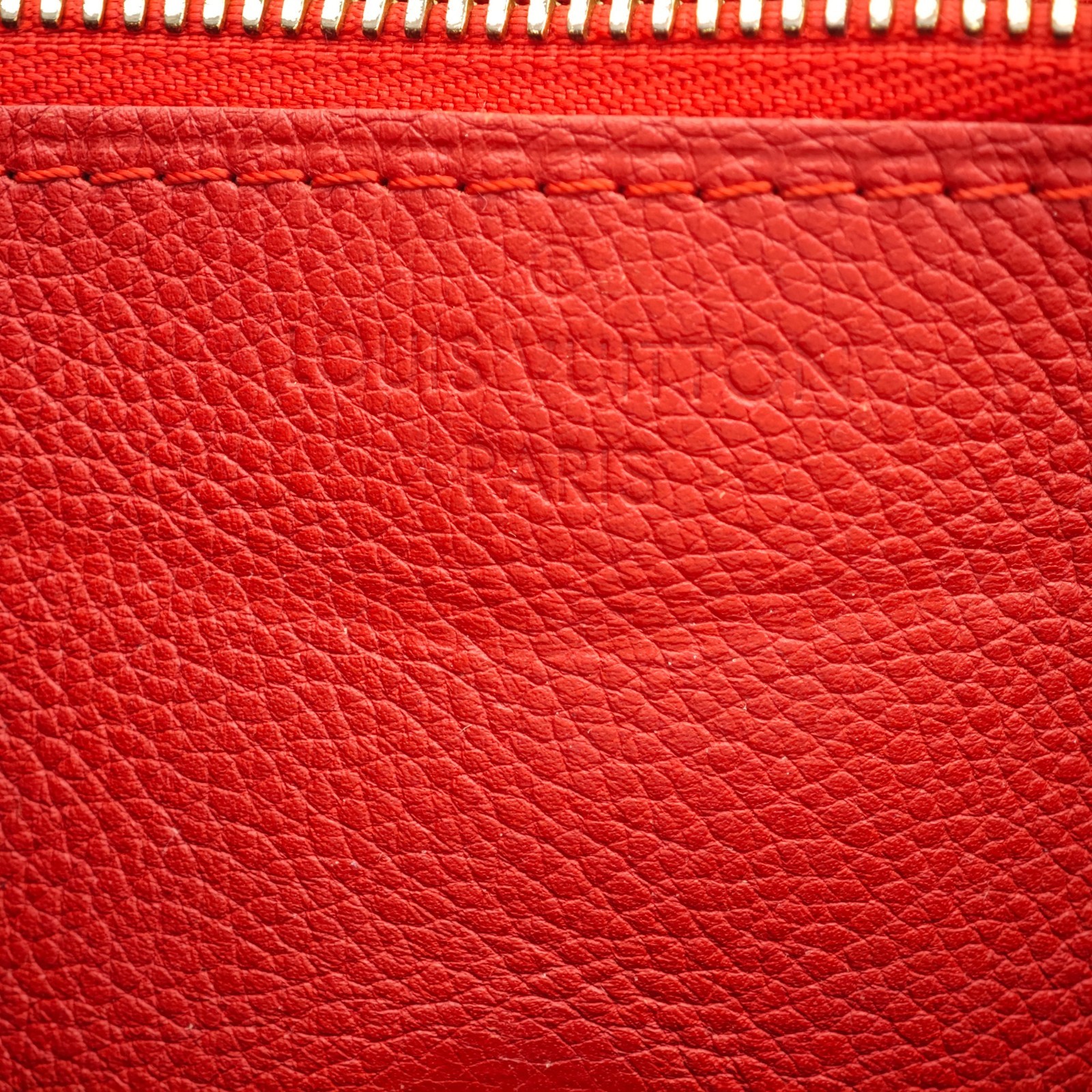 LOUIS VUITTON Pallas MM Monogram 2Way Shoulder HandBag M40466 Auth RED 0111