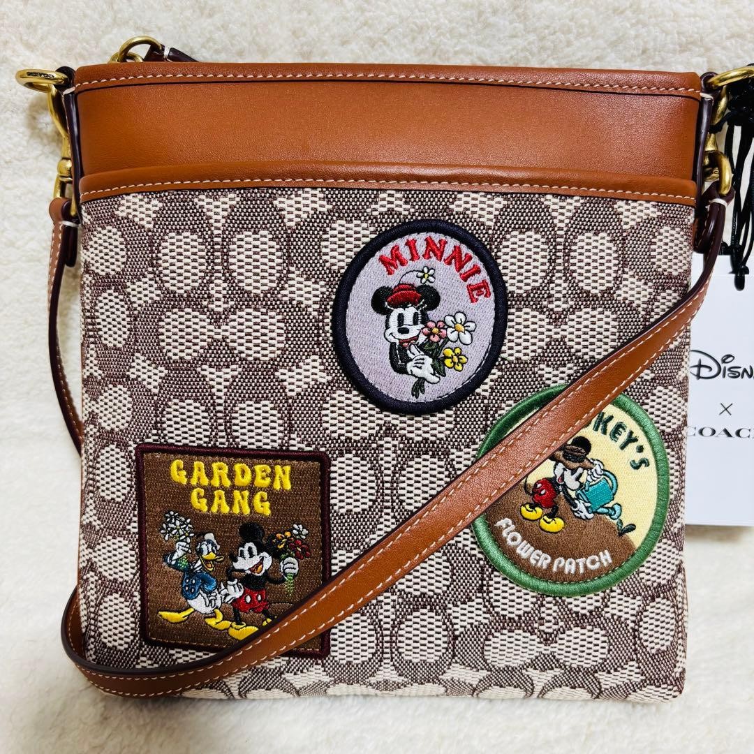 COACH x Disney collaboration shoulder bag, leather