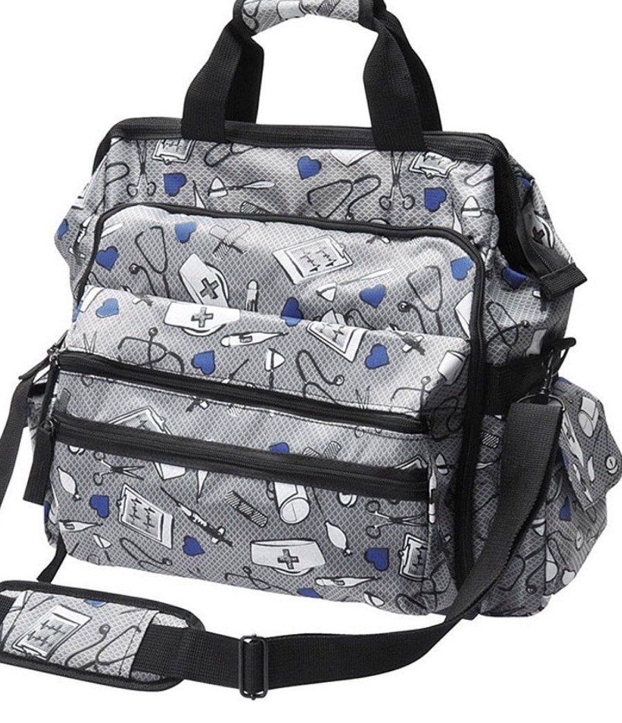 NEW NURSE MATES Ultimate Nursing Laptop Work Multi-Pocket Women’s Medical Bag