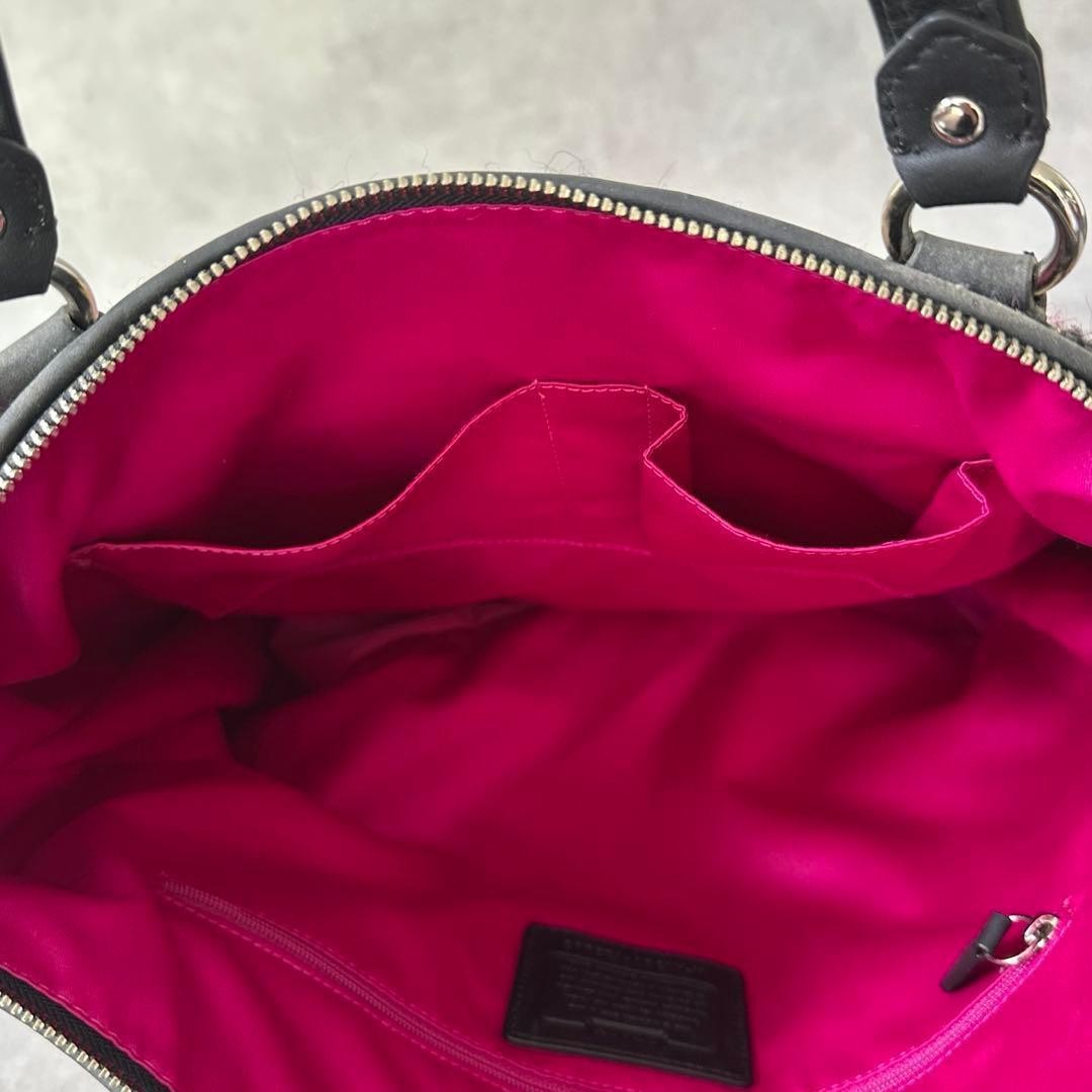 COACH Check Daisy Wool Emma Tote bag