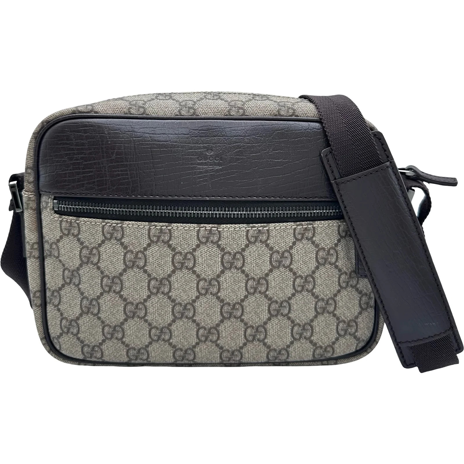 GUCCI Soho Brown Canvas Shoulder Bag 114291 #OKB4216