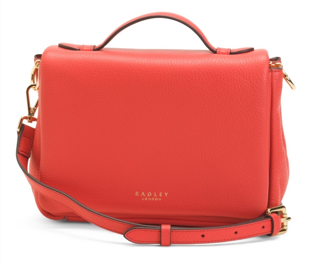 RADLEY LONDON Weston Street Small Flapover Crossbody Bag in Red | NEW | SEALED