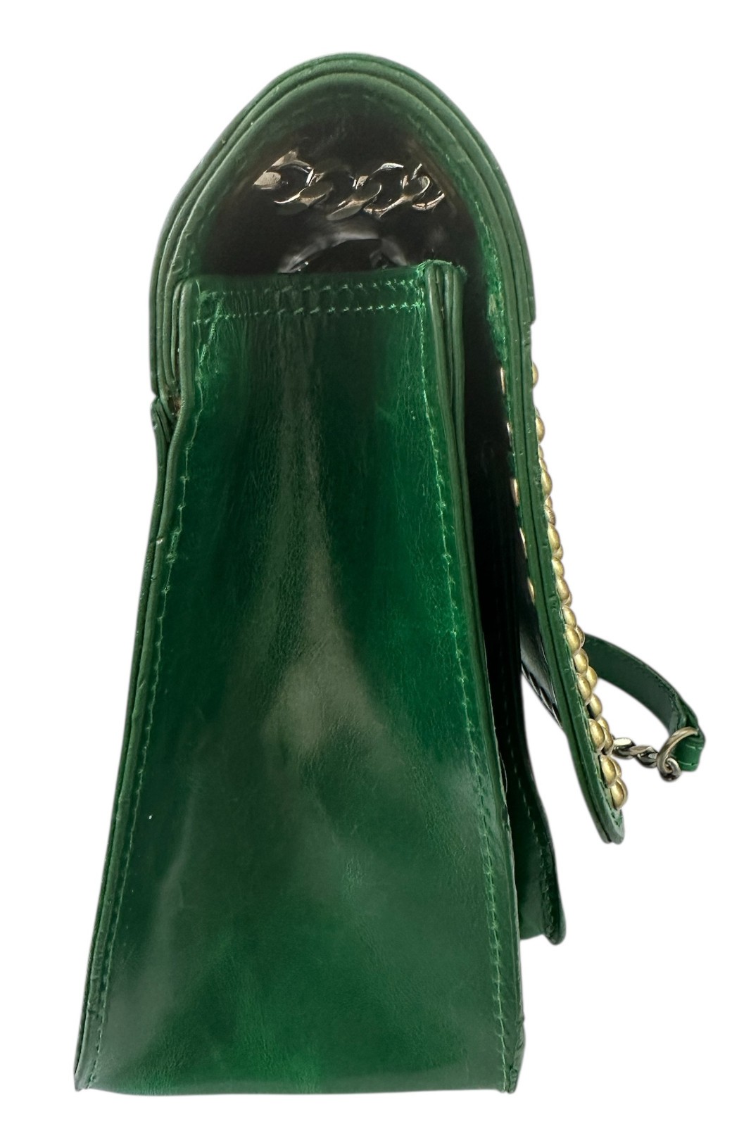 Patricia Nash Discovery Studded Leather Merano Handle / Crossbody Handbag