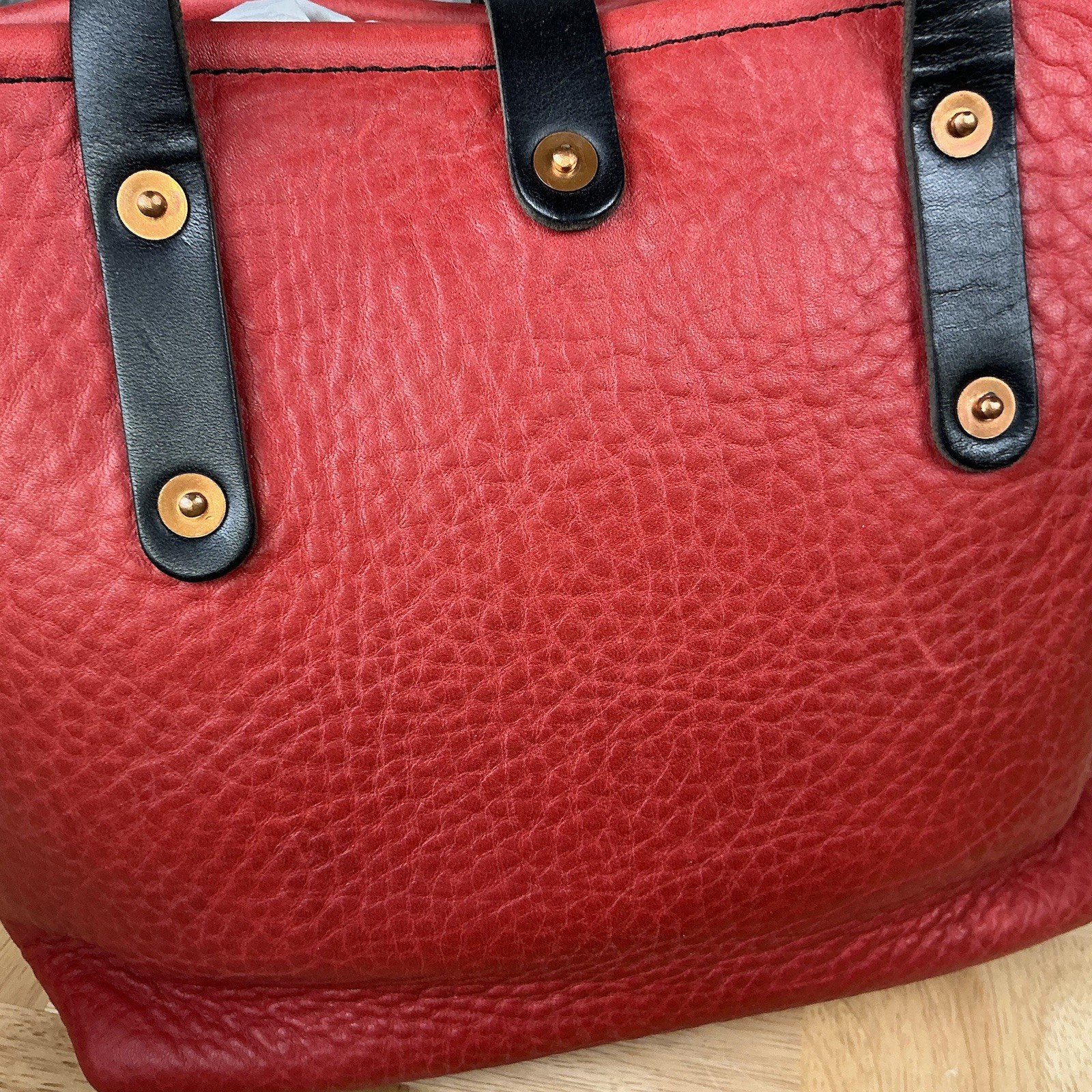 Go Forth Goods Crimson Mini Avery Crossbody With Black EUC GFG