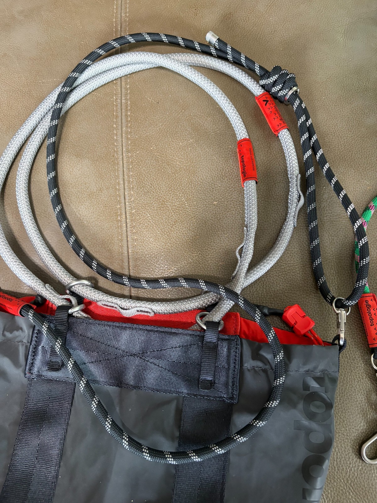 Topologie Rope Tote Crossbody Bag Bundle 3 Rope Straps Fresh GOODs Tote