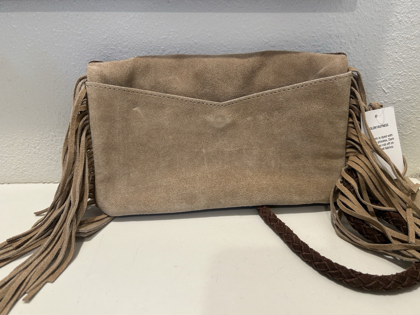 Idyllwind Women’s Dorothy Fringe Suede Crossbody Bag Tan Western Cowgirl
