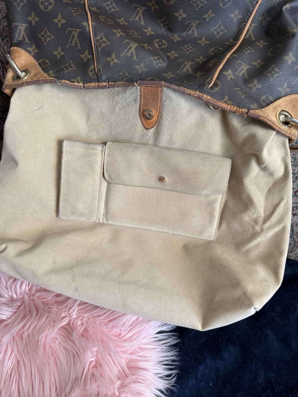Louis Vuitton 🇫🇷AUTHENTIC 🌹GM Galleria Monogram Canvas Shoulder Bag 👜