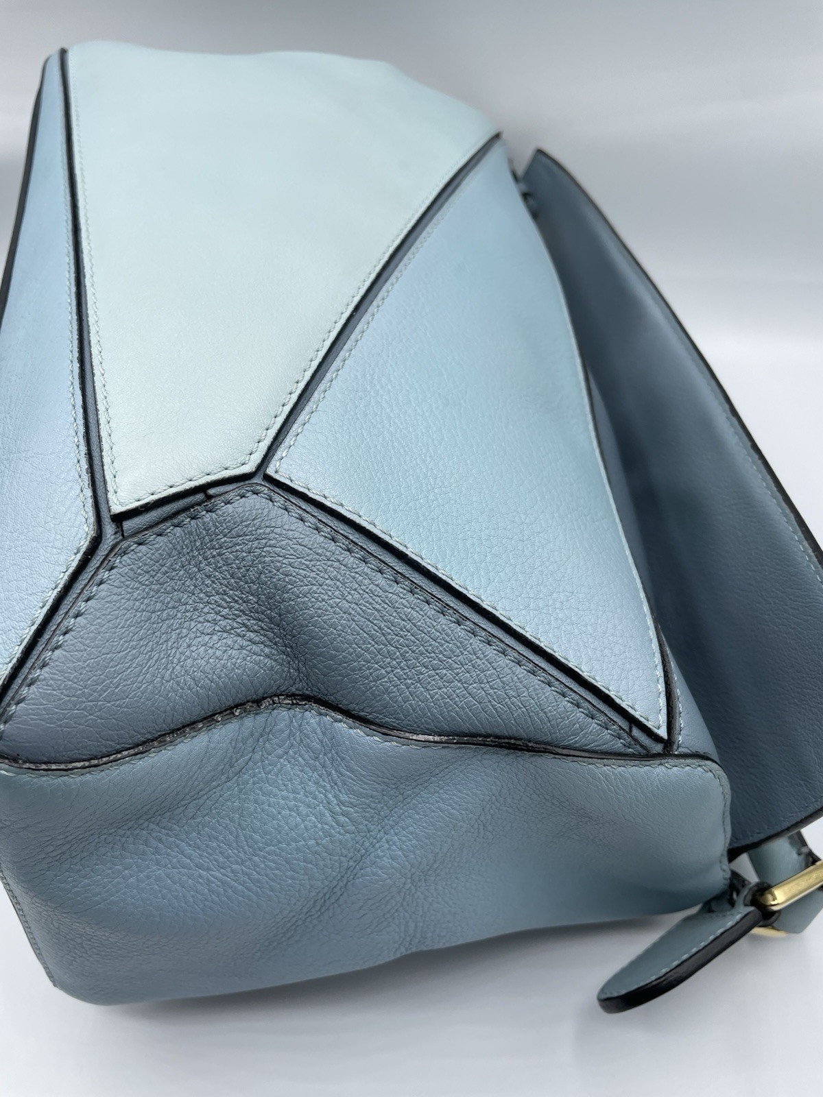 Loewe Puzzle Shoulder Bag Multi Color Blue