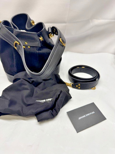 JEROME DREYFUSS Ben S Black Velvet Crust *New