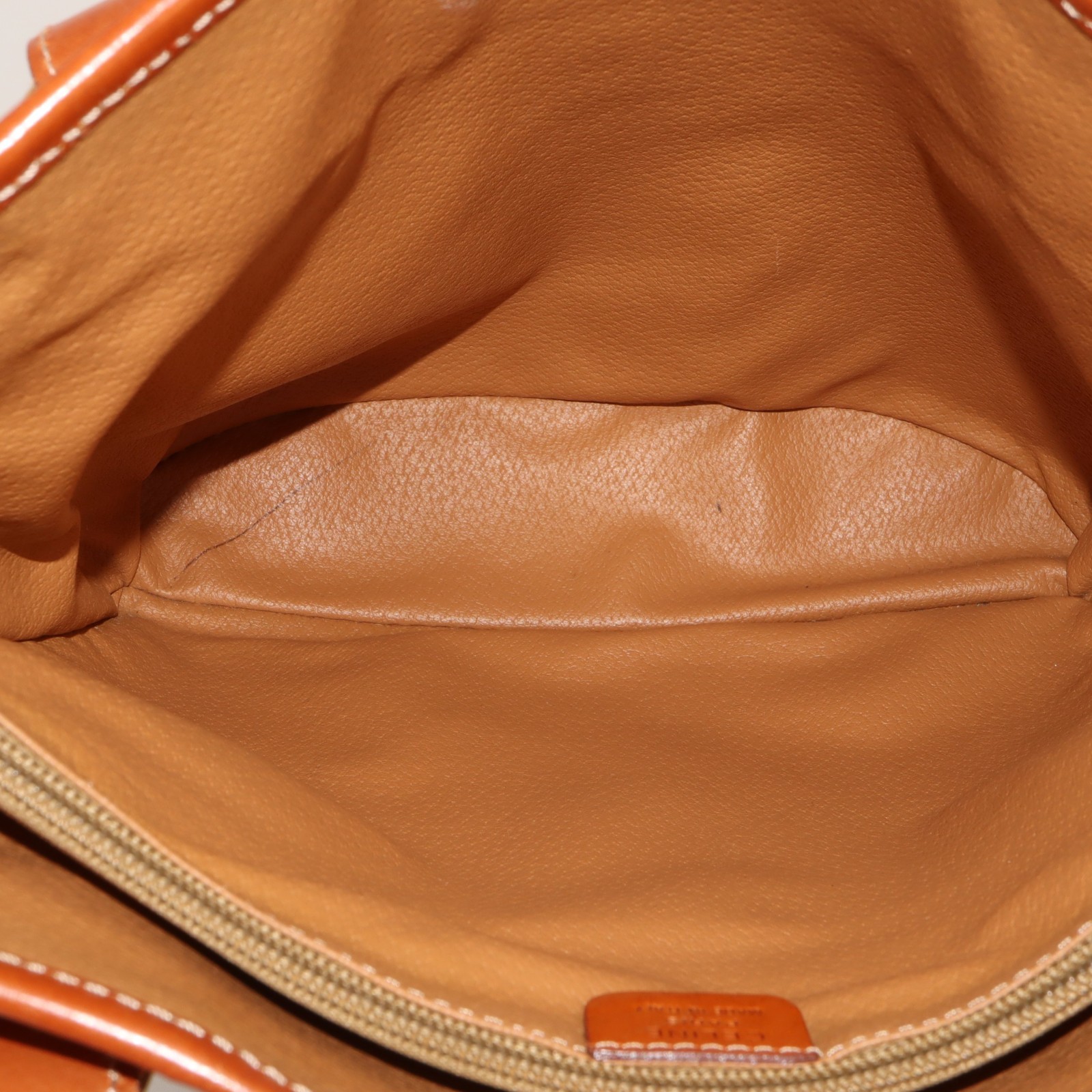 [Pre-owned] CELINE Macadam Triomphe Blason Hand Bag Tote Bag Brown PVC Leather