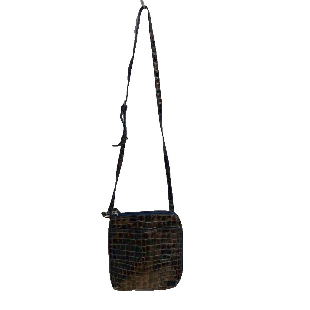 Cocco Fiore Green Leather Shoulder Bag AB Vintage 23cm/9in Crossbody