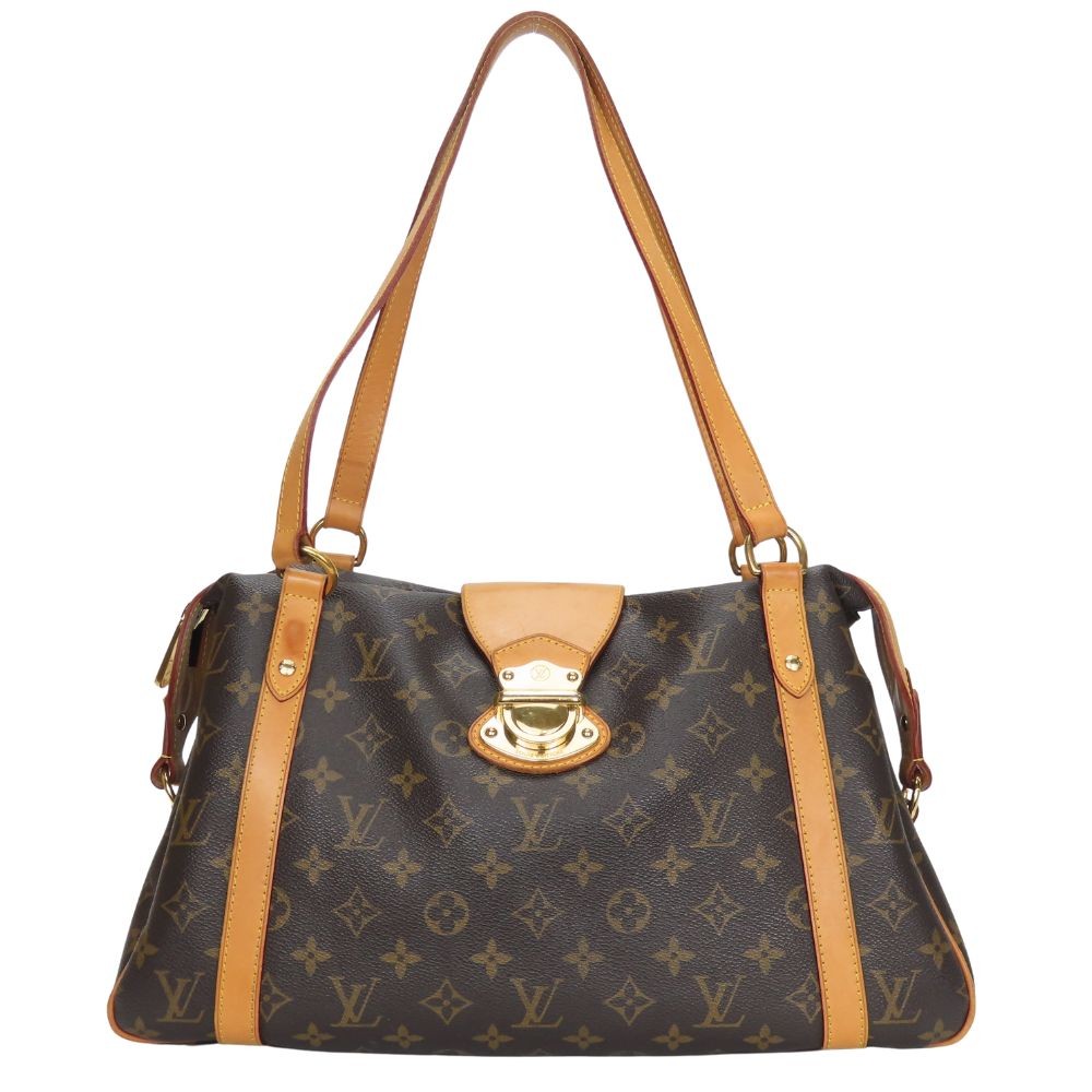 USED LOUIS VUITTON Handbag Stresa PM M51186 Monogram/Nume leather Brown casual