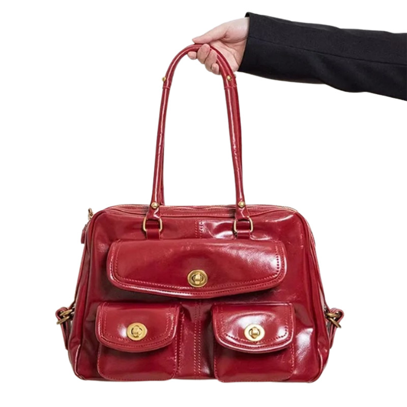 High Quality Casual Multiple Pockets Handheld Handbag Women Pillow Tote Shoulde
