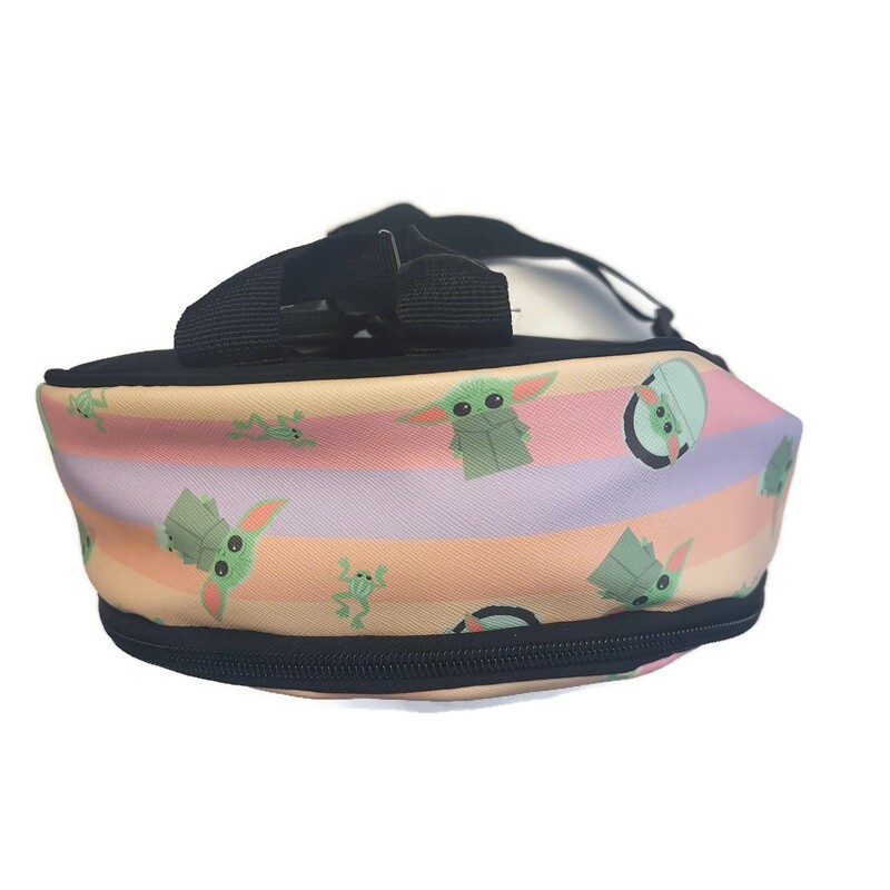 Bioworld Star Wars Grogu Mini Backpack Womens Pink Baby Yoda Frog Bag 11×9 New