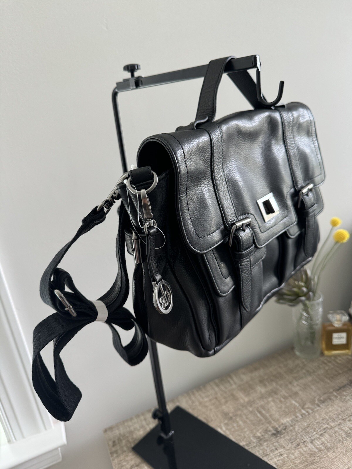 NWT Audrey Brooke Genuine Leather Messenger Bag/Purse/Crossbody