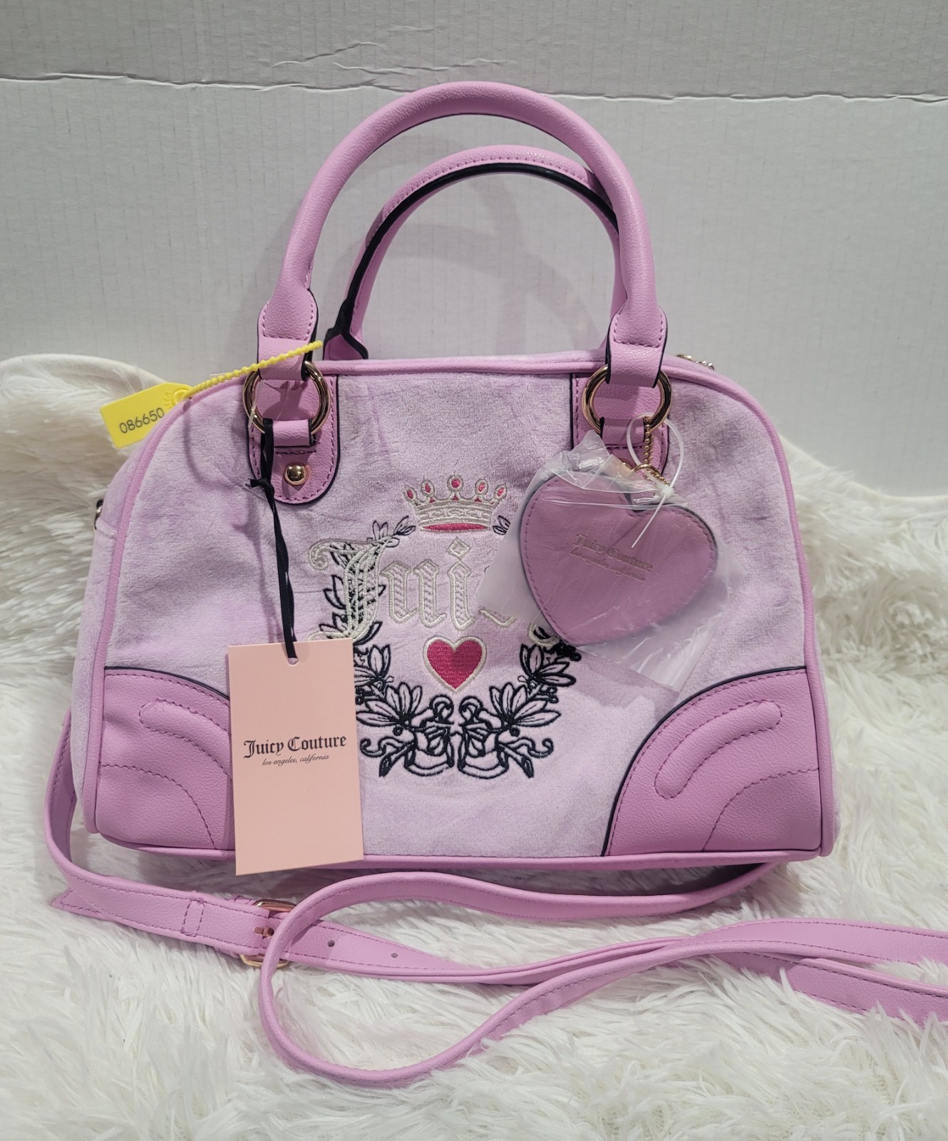 Juicy Couture Free Love Heritage Bowler Crossbody Brand New With Tags