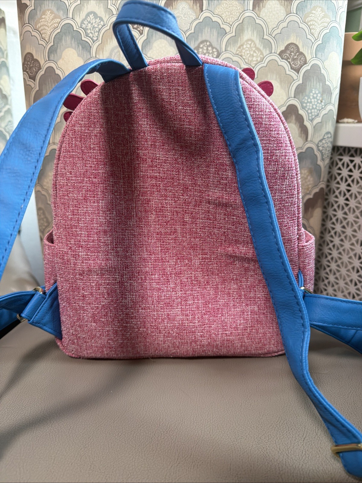 Loungefly Luna Lovegood Harry Potter Pink Tweed Mini Backpack