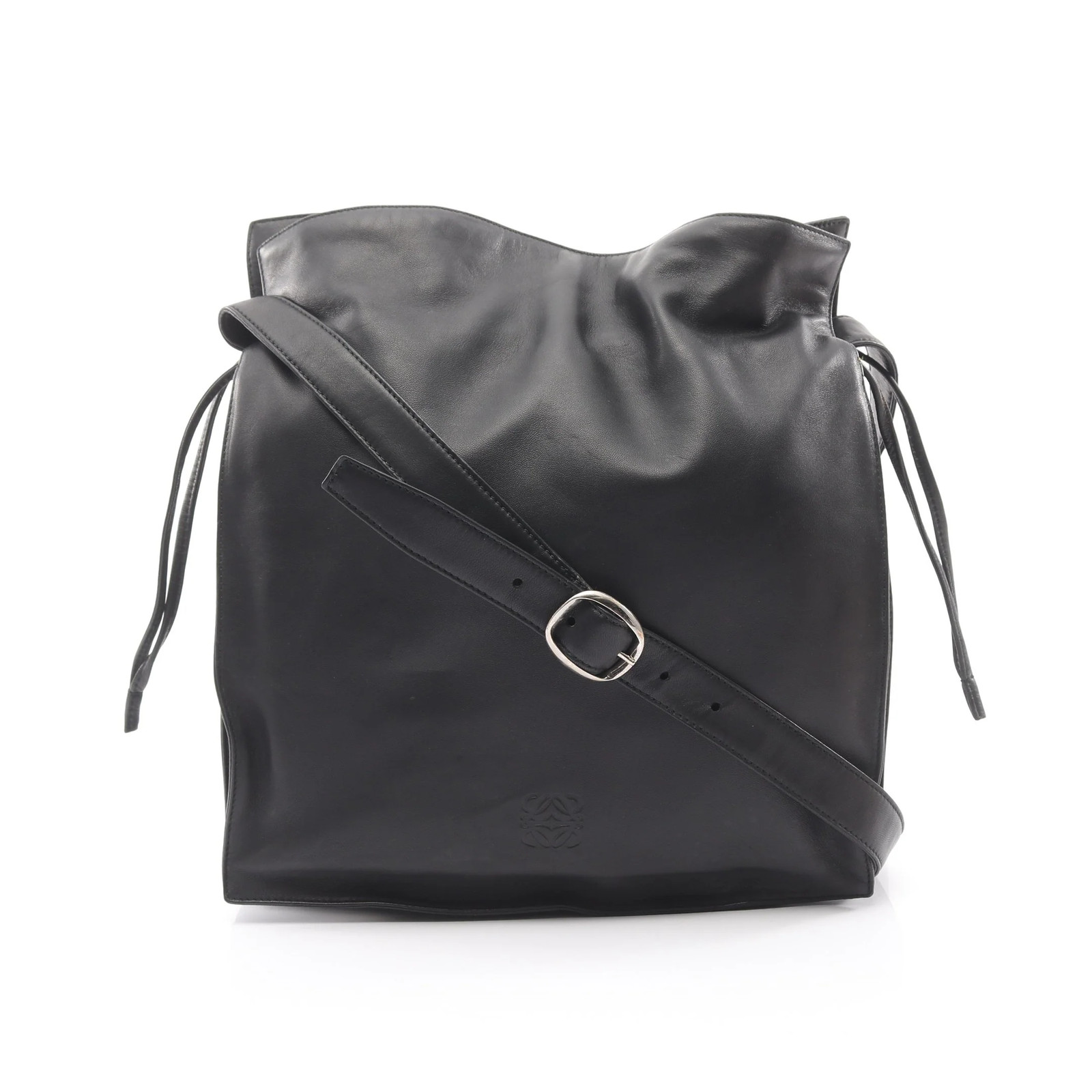 Loewe Shoulder Bag Black Leather #RCB1615