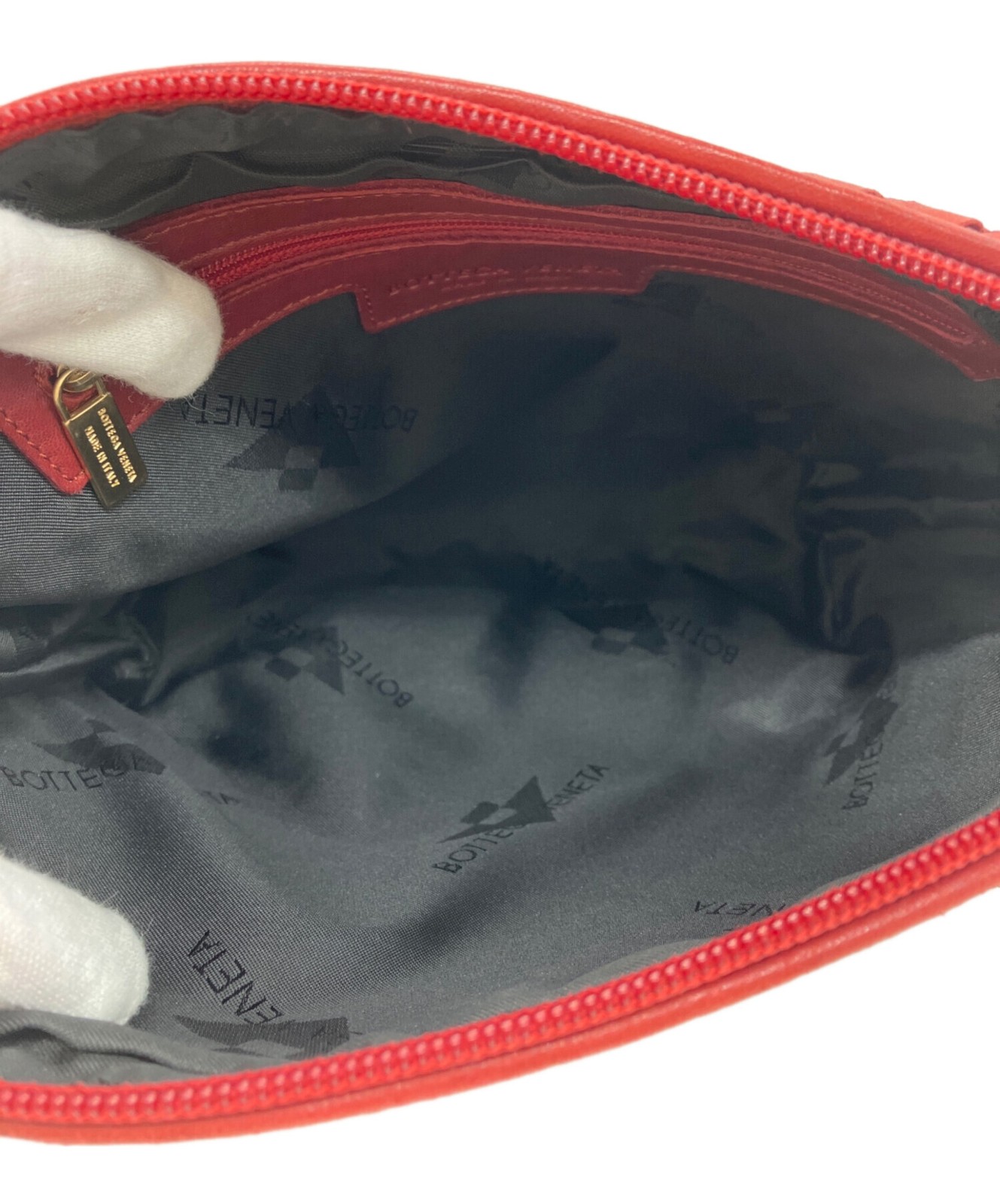 BOTTEGA VENETA Shoulder bag Red Authentic From Japan