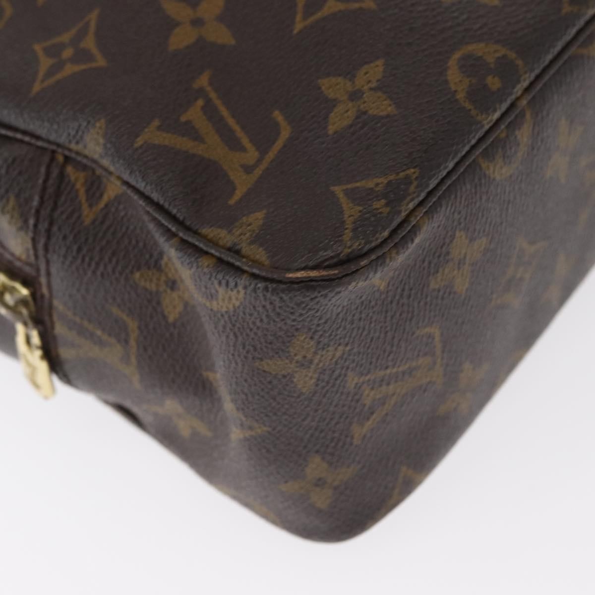 LOUIS VUITTON Monogram Trousse Toilette 28 Clutch Bag M47522 LV Auth 161479