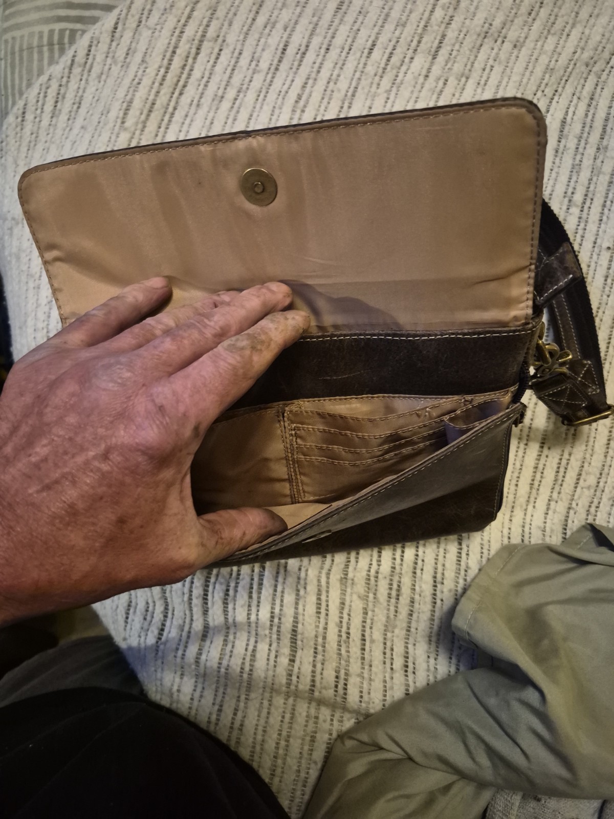 Custom-made Leather CCW Ladies Purse With RFID Protection