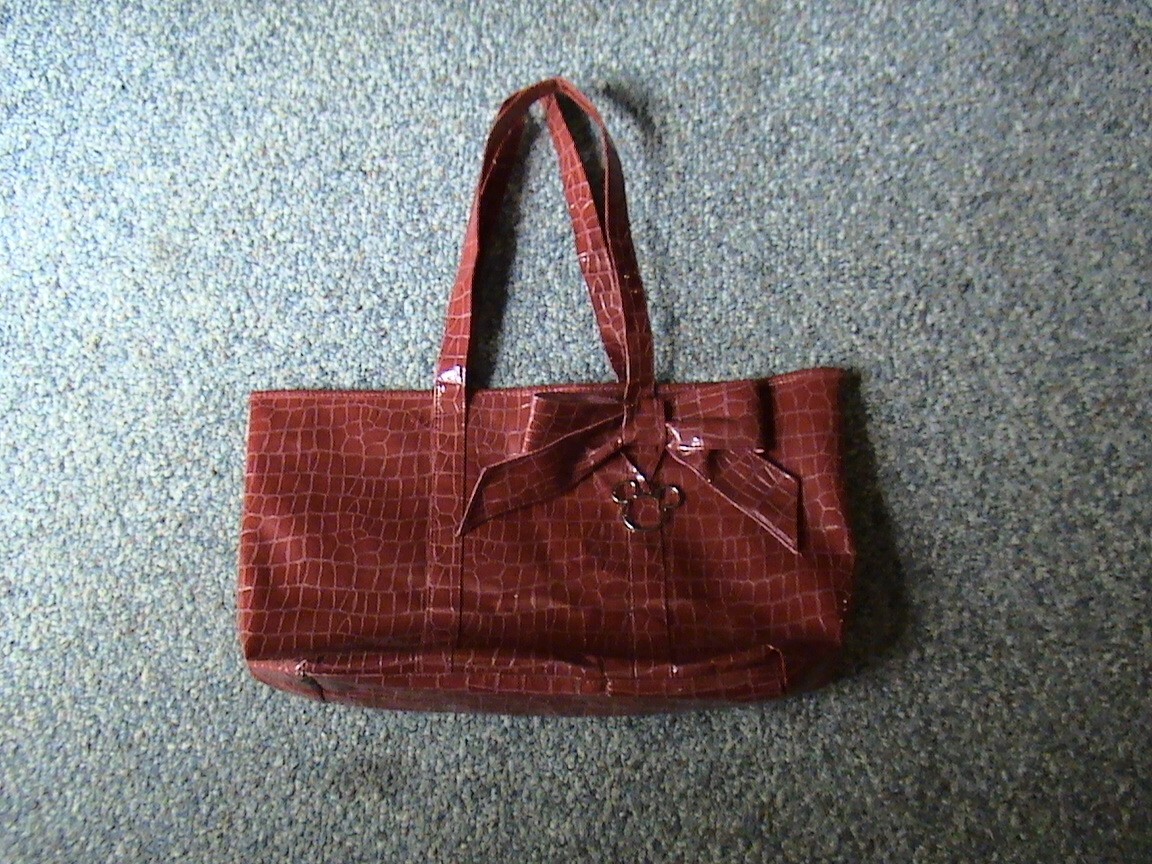 Walt Disney World Disney Parks Authentic Tote Bag Red Mickey 20″ x13 “x4”