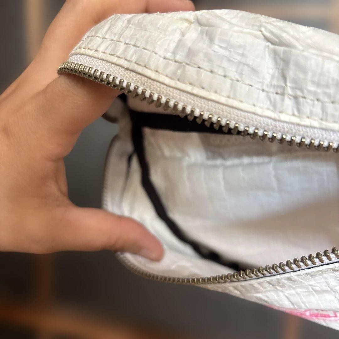 Porter Shoulder Bag White Pink Letters Women Rare Yoshida Kaban Model Limited Ed