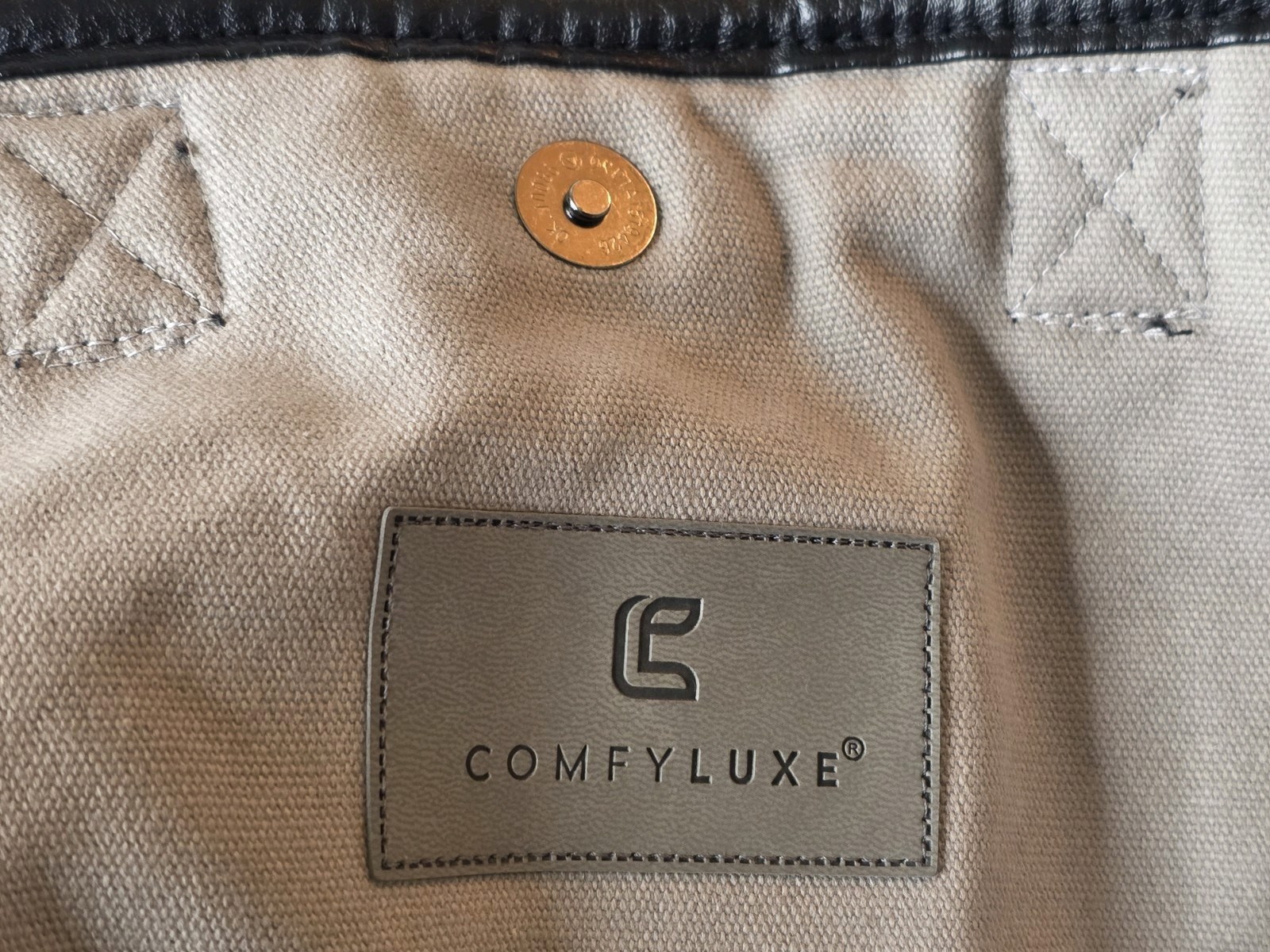 ComfyLuxe Solid Color Braided Cable Knit Tote Bag NWT Gray