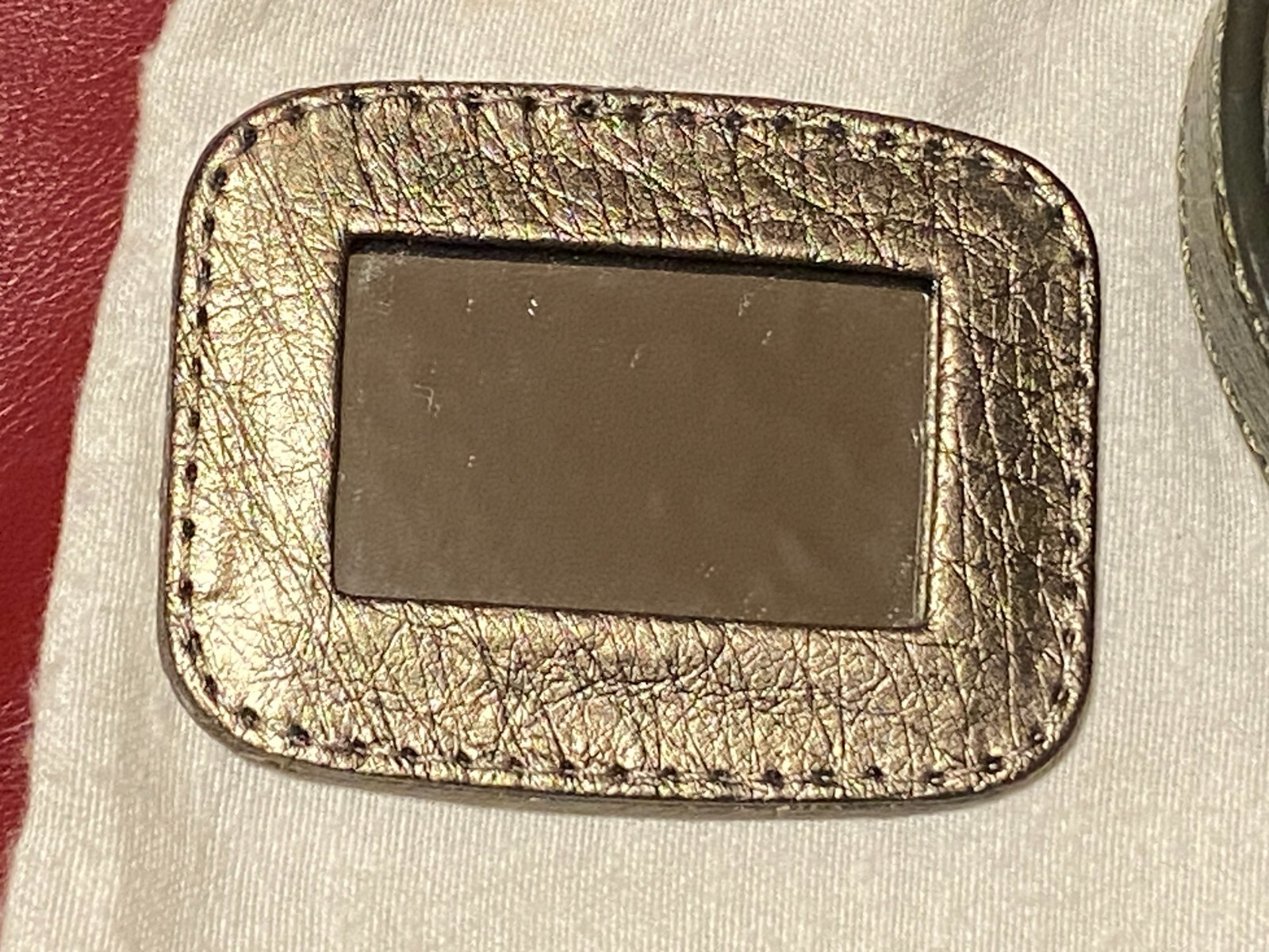 $1595 Cape Cobra CAIA CROSSBODY OSTRICH PLATINO & FOREST GREEN OSTRICH LEG TRIM