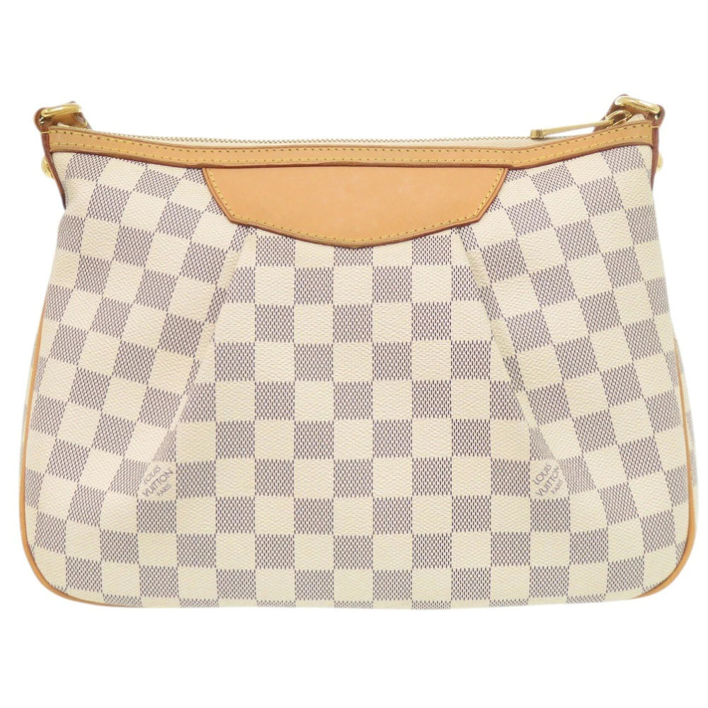 Louis Vuitton Syracuse PM N41113 Damier Azur CanvasCanvas White Bag #LTB362