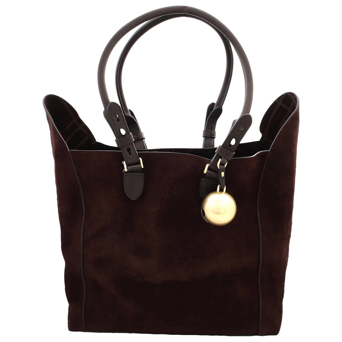 Burberry Medium Calf Suede Shield Tote Bag 8075550