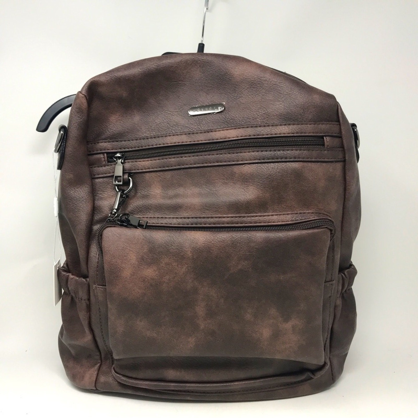 Cluci Greene Leather Purse Backpack, Women’s Size OS – Coffee Two-Tone Vintage