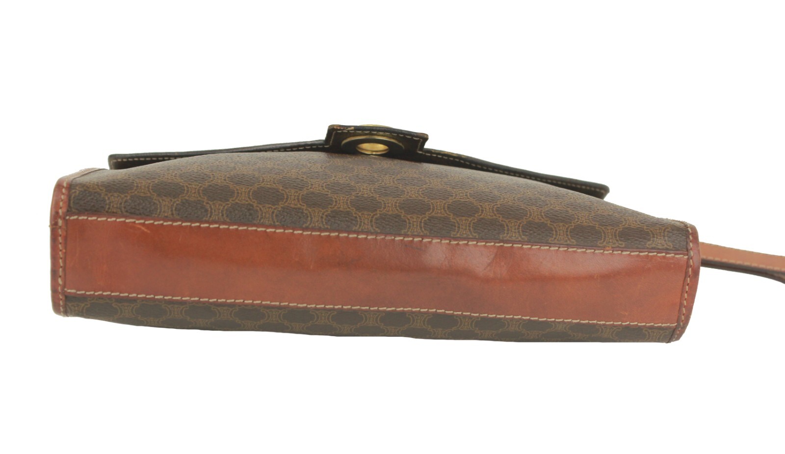 CELINE Macadam PVC Canvas & Leather Clutch Bag Accessories Handbag Women’s Italy