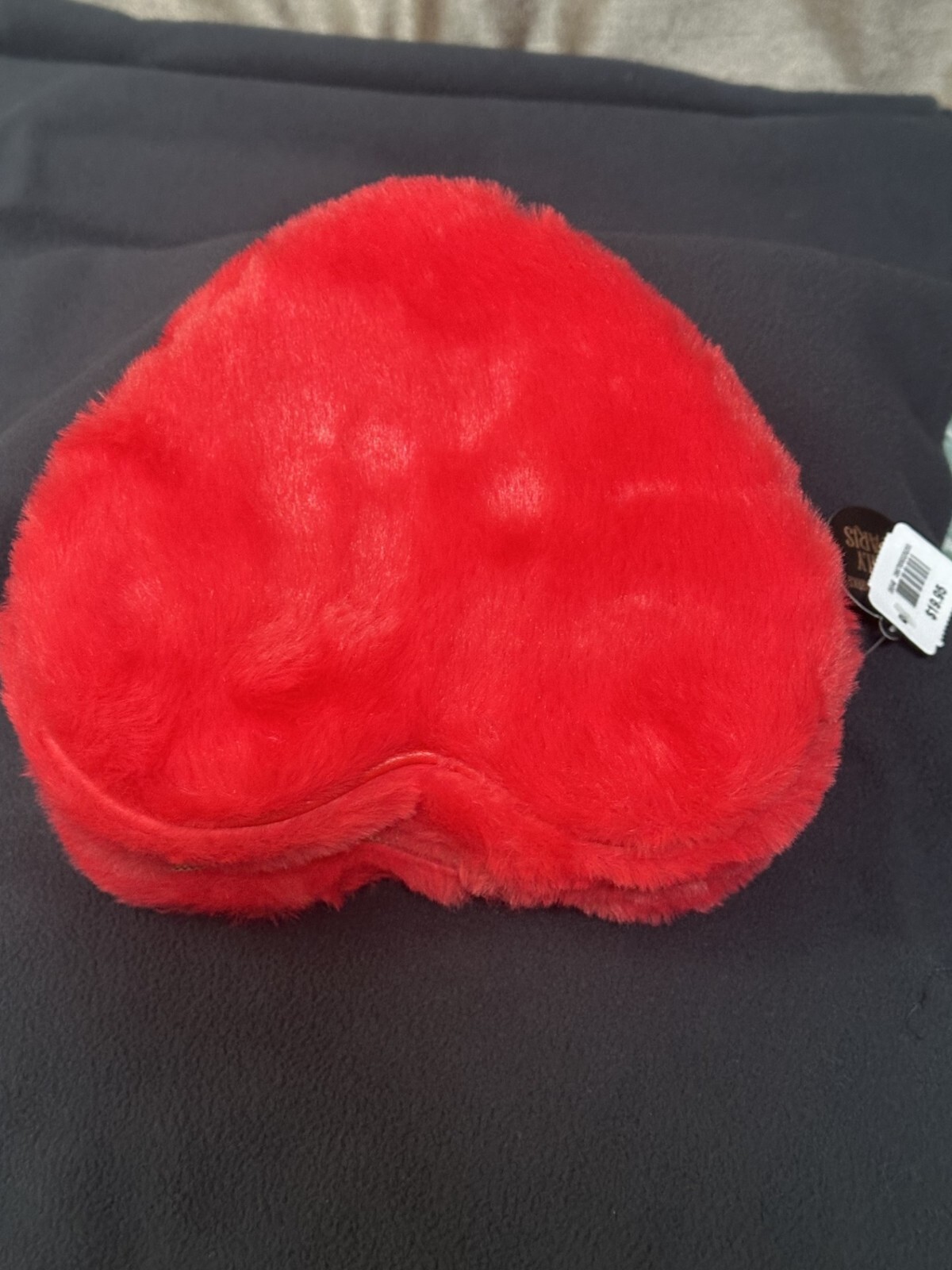 Bath & Body Works Furry Fuzzy Heart Crossbody Bag Purse Emily in Paris
