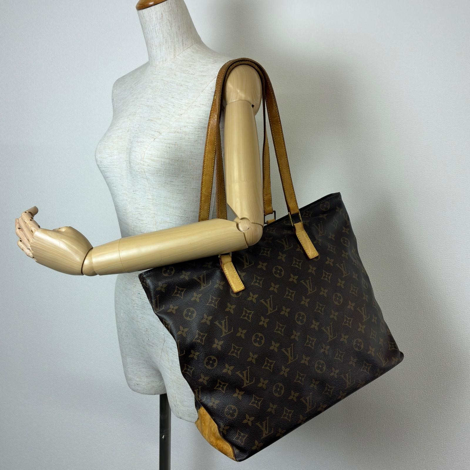 LOUIS VUITTON Cavamezo Tote Bag M51151 Monogram canvas Brown