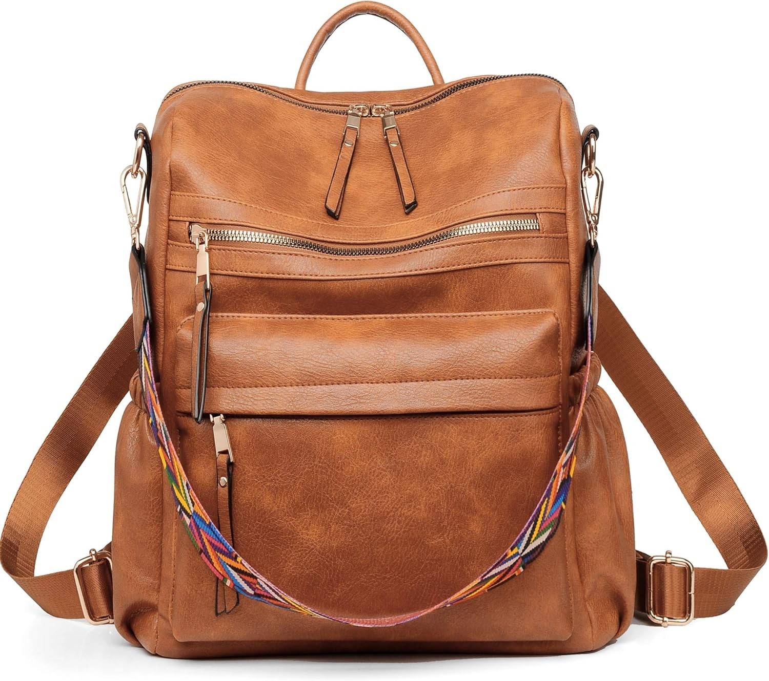Leather Backpack Purse for Women – Fashion Travel Shoulder Bag