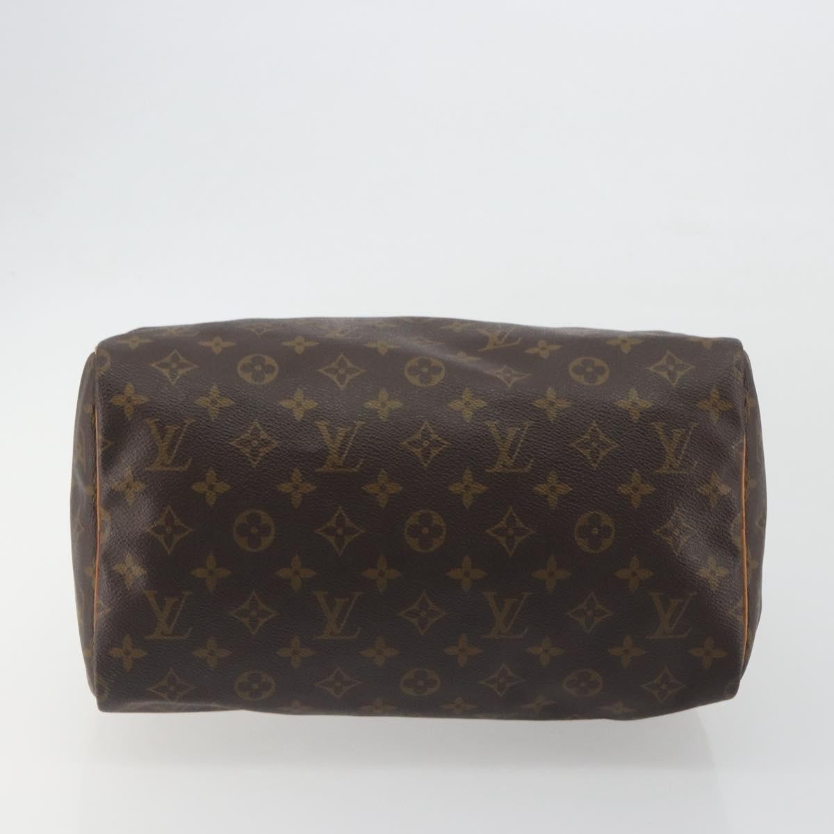 LOUIS VUITTON Monogram Speedy 30 Hand Bag M41526 LV Auth 193955