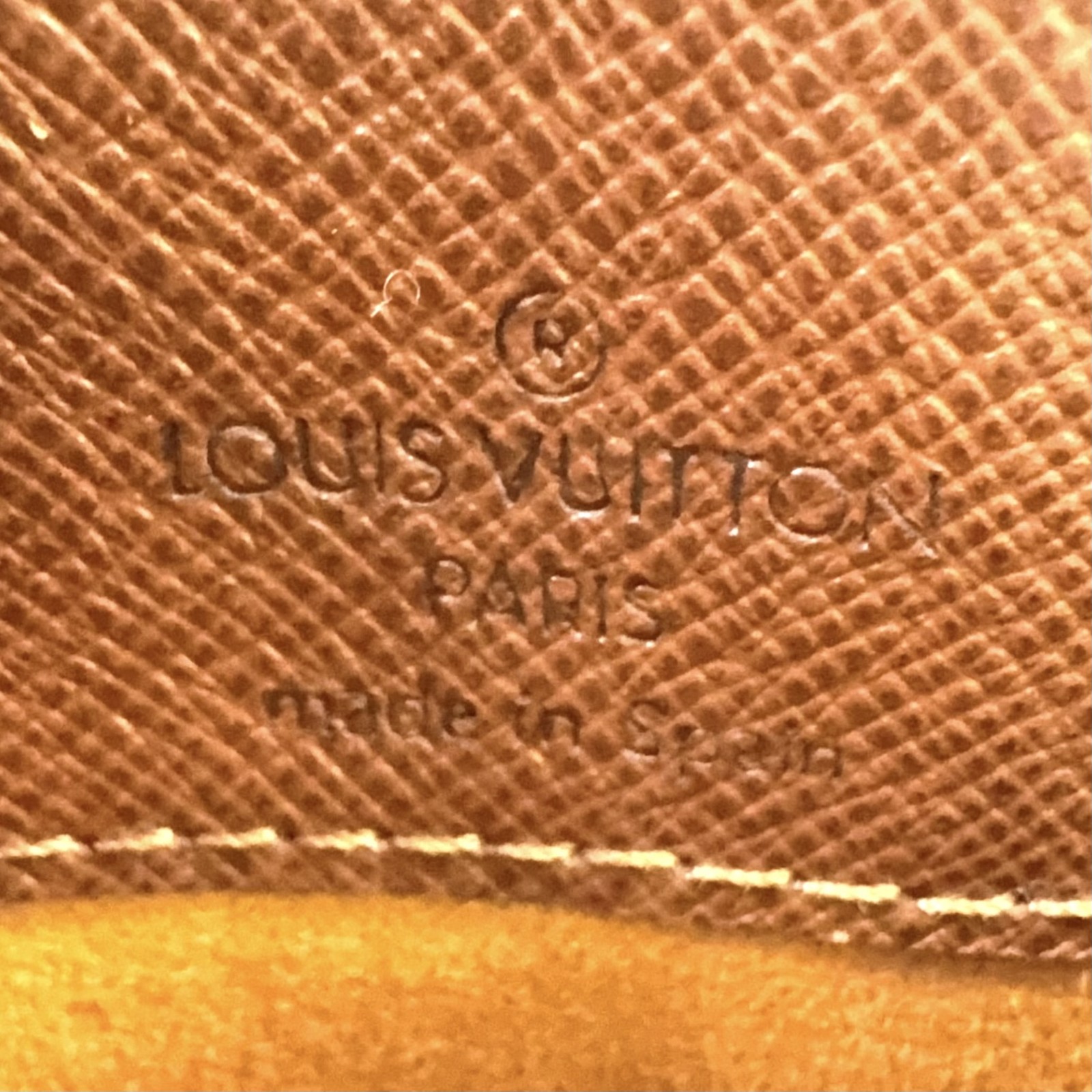 LOUIS VUITTON Musette Tango long strap monogram Shoulder bag Brown Leather PVC
