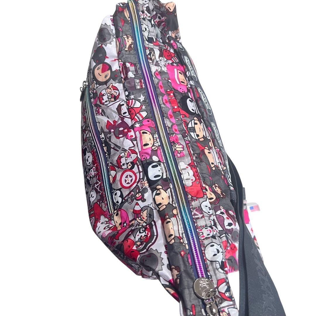 LeSportsac Tokidoki Messenger Shoulder Bag with Pouch Vintage Rare New Unused