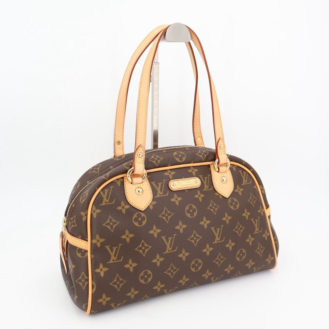 Authentic LOUIS VUITTON Montorgueil PM Monogram Canvas Shoulder Bag M95565
