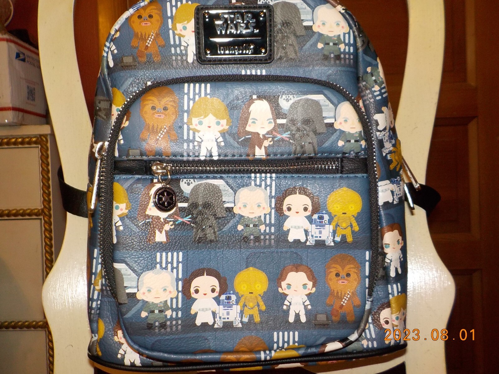 Loungefly Star Wars Chibi Death Star Battle Station Lineup Mini Backpack