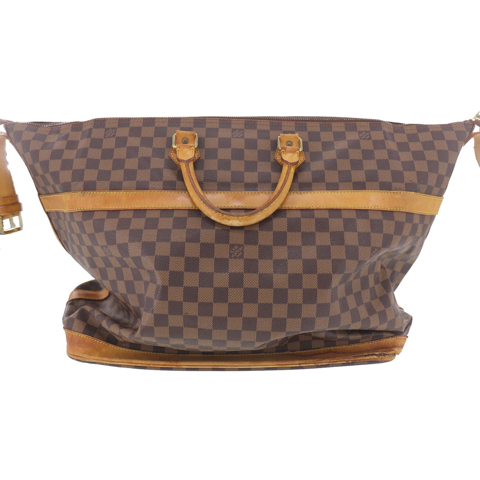 Louis Vuitton LV Damier Ebene Cruiser 45 Used Boston HandBag M41138 #EM455 H