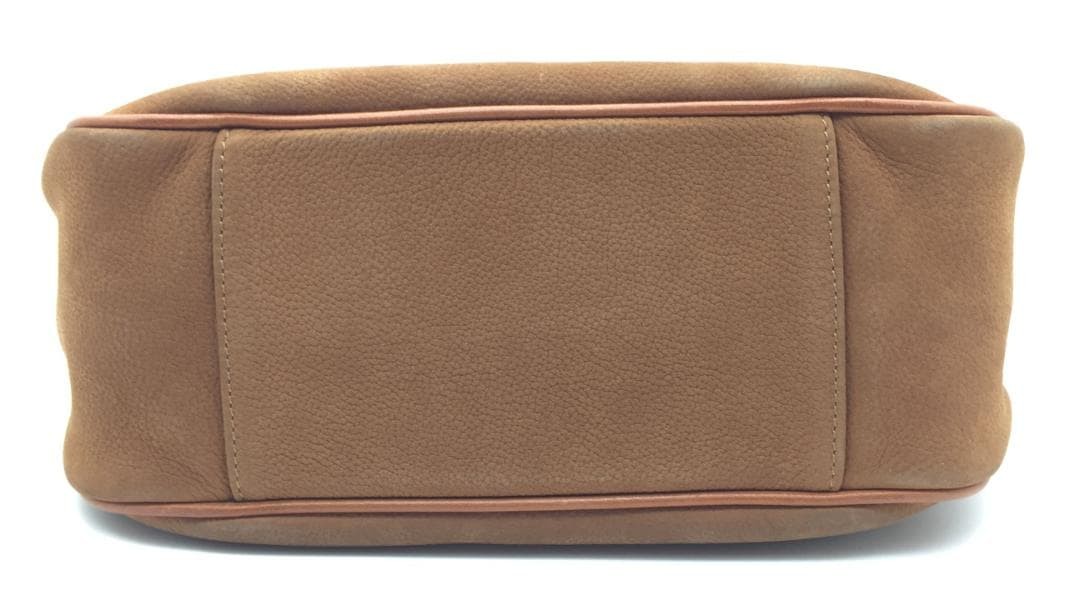 Ghurka Shoulder Handbag Brown H 10.62 x W 11.02 x D 4.33 inch Present from Japan