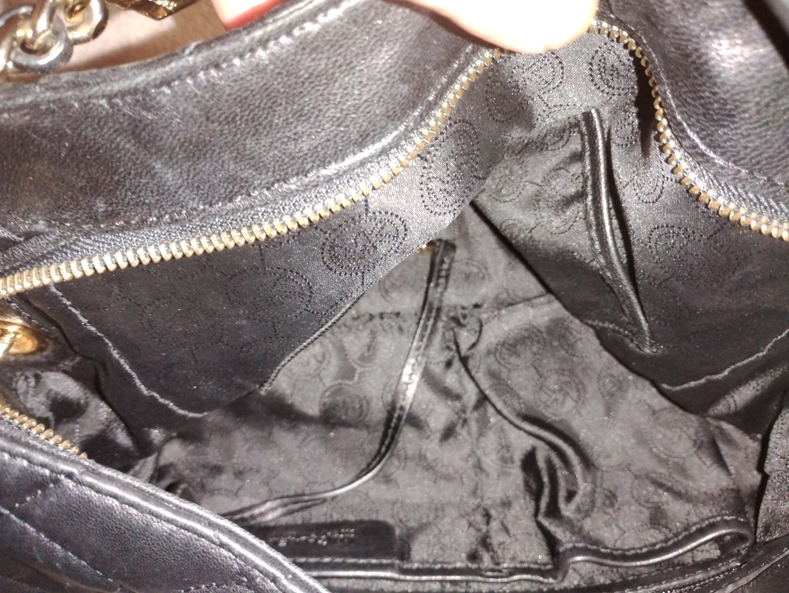 Michael Kors Susannah Black Quilted Leather Tote Bag